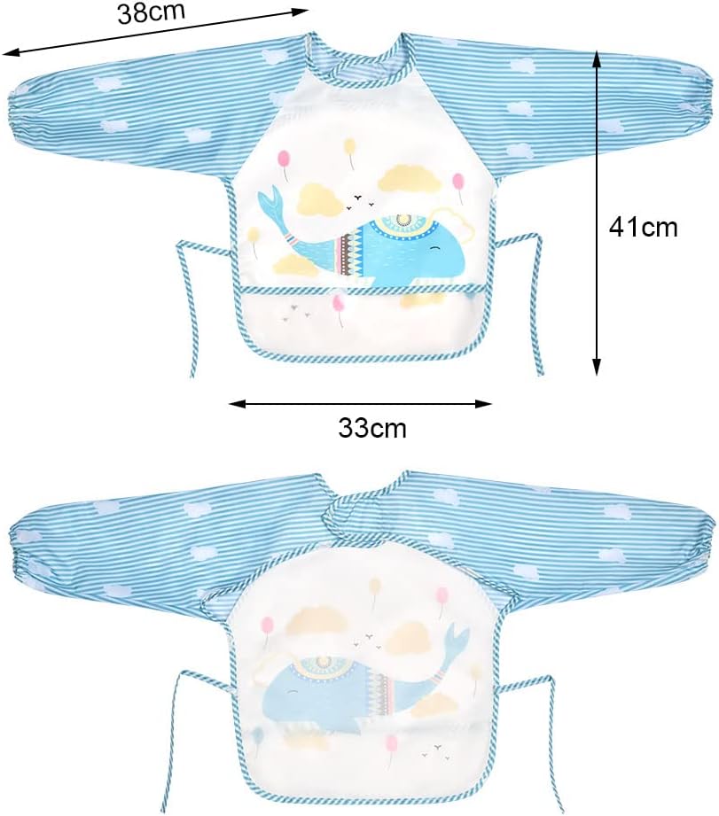 Thumbnail 1 de Vicloon Baby Lätzchen mit Lange Ärmeln 6–24 Monate
