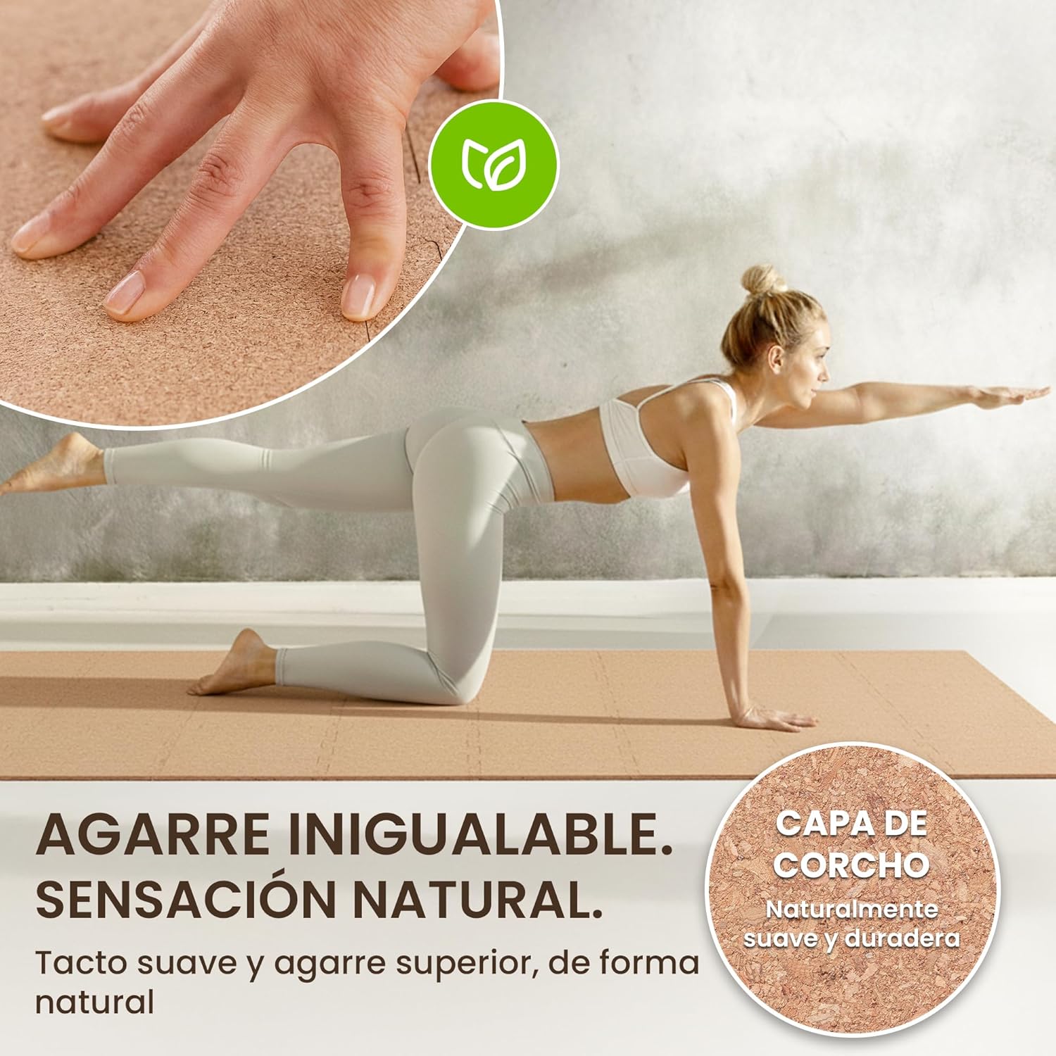 Detalle de BeMaxx Esterilla Fitness Puzzle 18 piezas 1,67 m2