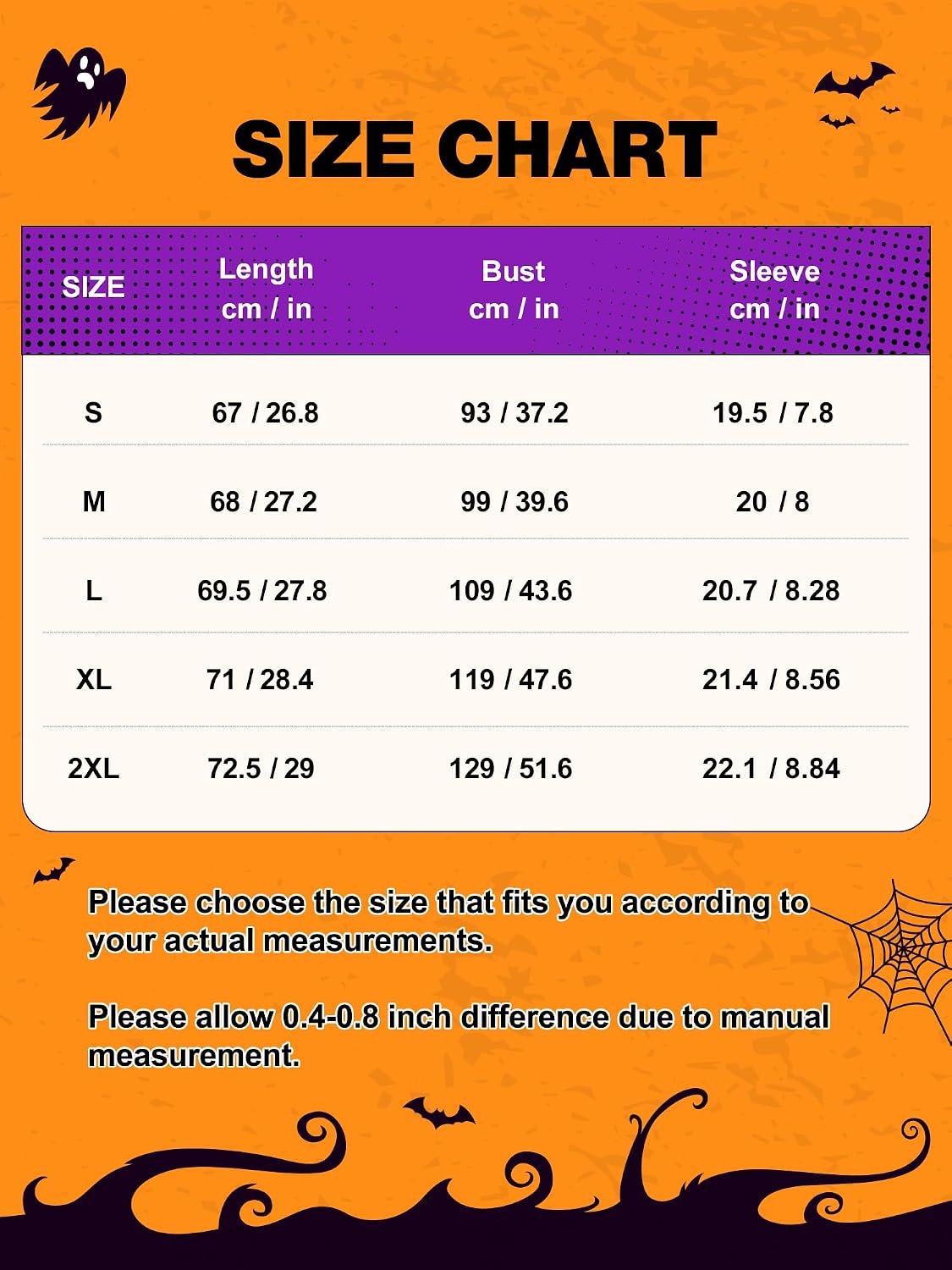 Thumbnail 6 de Zellea Halloween T-Shirt for Women with Ghost, Pumpkin, Witch and Skeleton Graphics