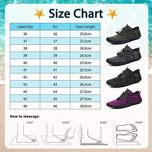 Thumbnail 7 de Chaussures aquatiques Hanani Unisex – Séchage rapide, antidérapantes, vert EU42