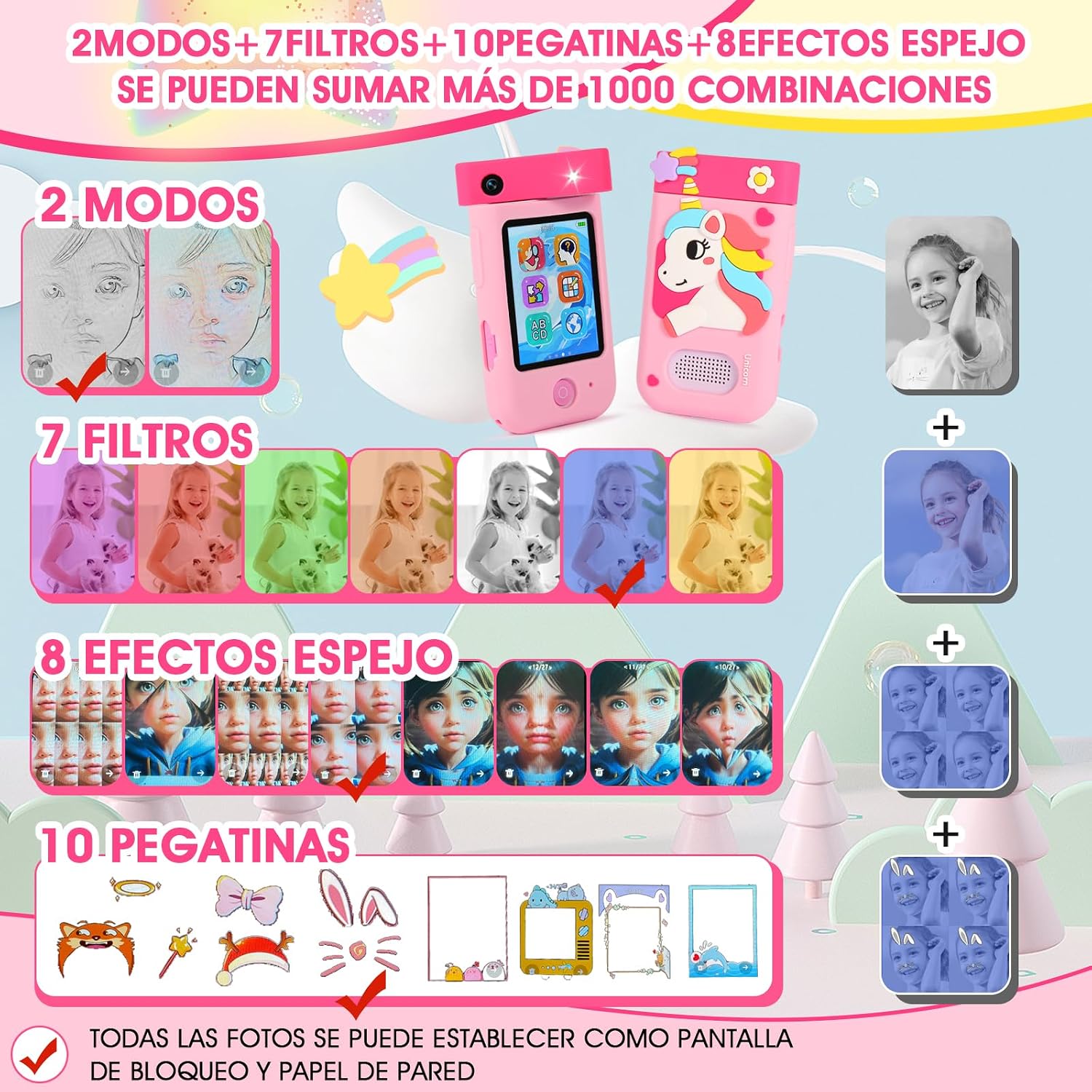 Detalle de ARNSSIEN A200 cámara infantil 2.8