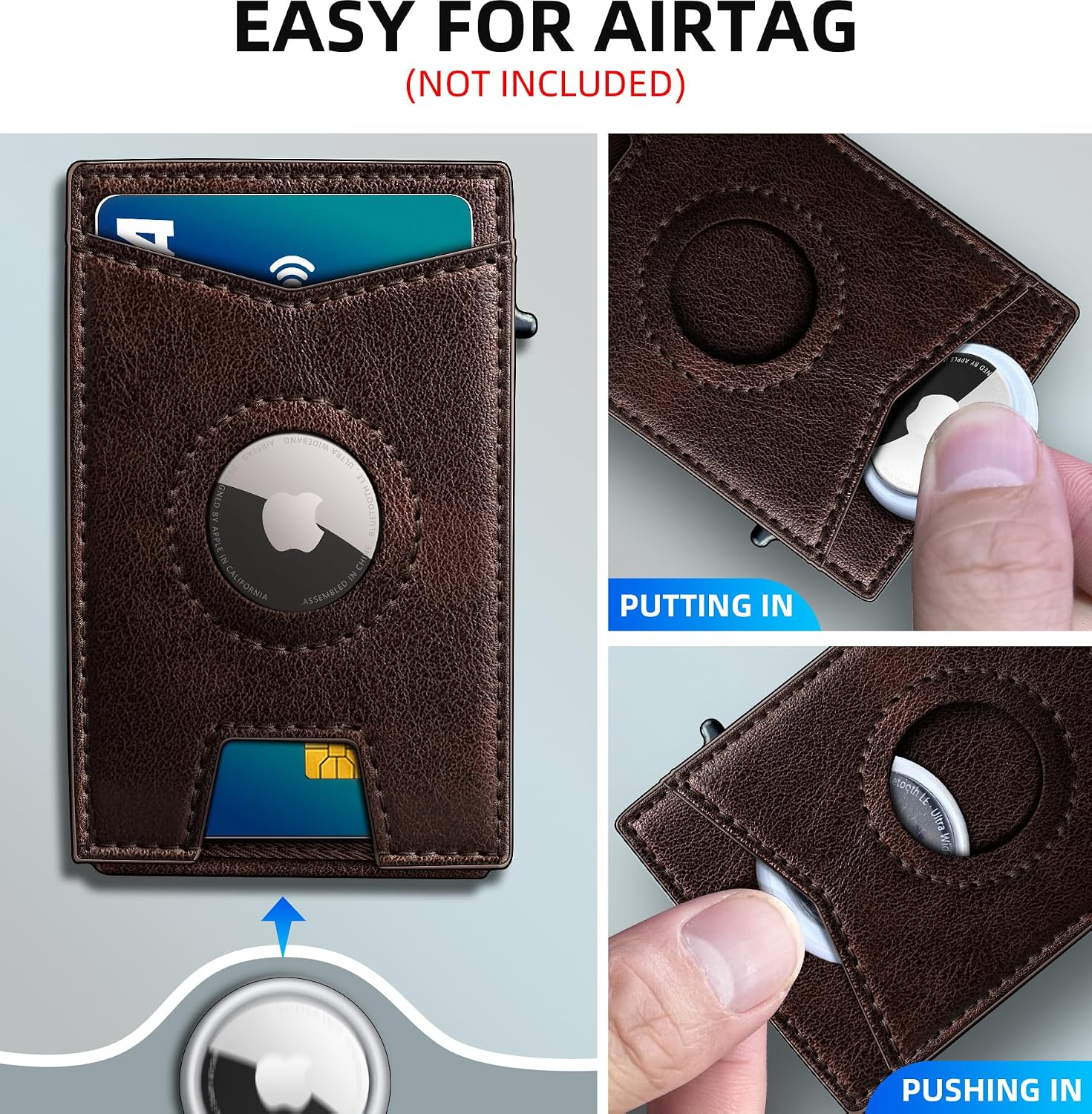 Detalle 2 de Miyozi men’s wallet, 9-card capacity