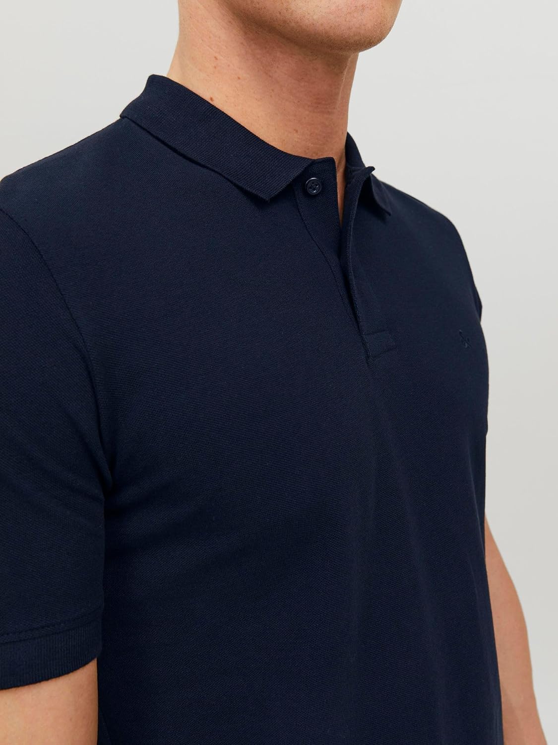 Thumbnail 6 de JACK & JONES Herren Poloshirt Einfarbig aus Baumwolle