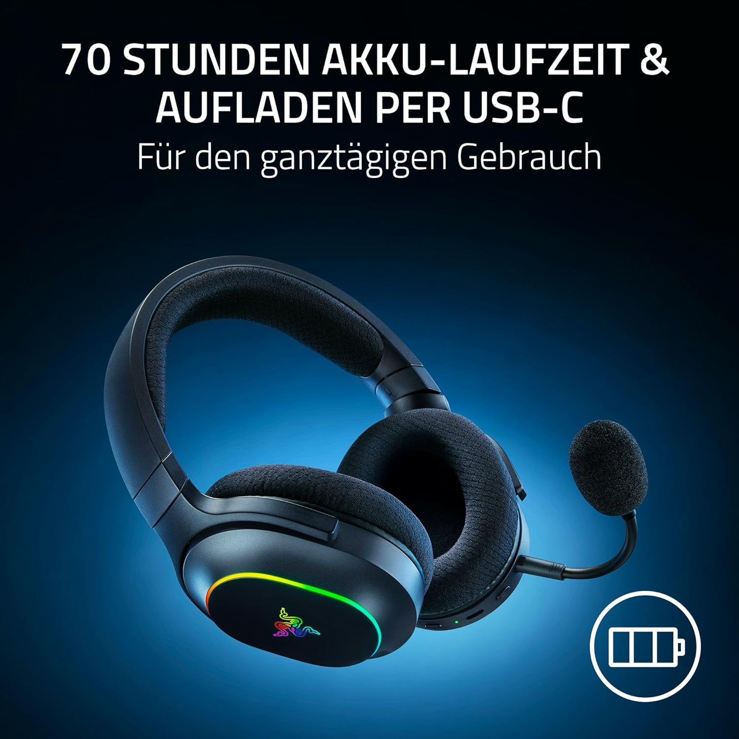 Thumbnail 6 de Razer Barracuda X Chroma: kabelloses Multiplattform-Gaming-Headset mit 6-Zonen Chroma RGB und SmartSwitch