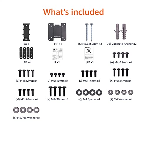 Detalle 2 de Amazon Basics Soporte TV Inclinable para 12-40"