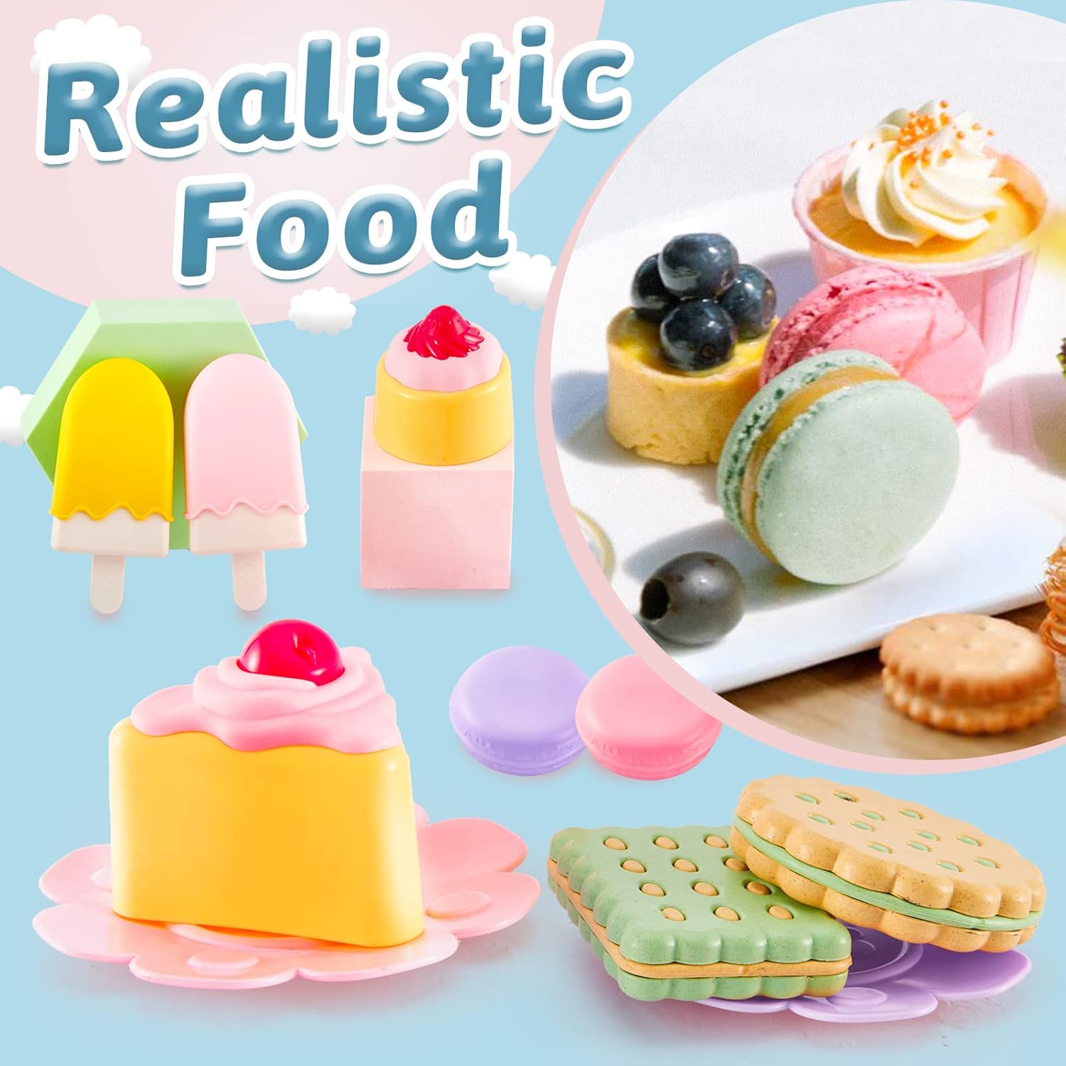 Detalle 2 de LINFUN KIDS Afternoon Tea Set for 3–5 Year Olds 🍽