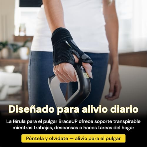 Thumbnail 6 de BraceUP Muñequera Pulgar: férula neutra para pulgar y muñeca (izquierda/derecha) – alivio para artritis, tendinitis y túnel carpiano