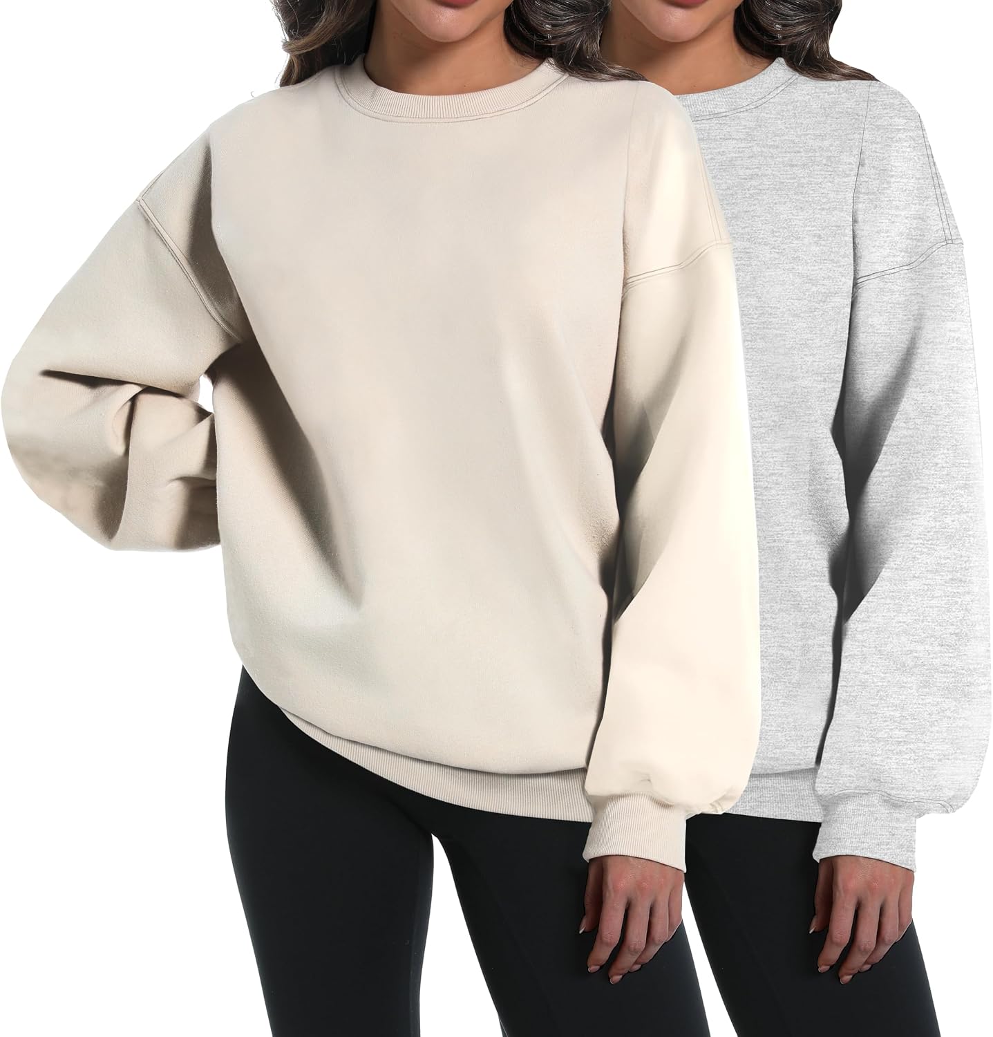 Thumbnail 6 de XFIFM 2-Pack Oversized Women's Sweatshirt hoodies