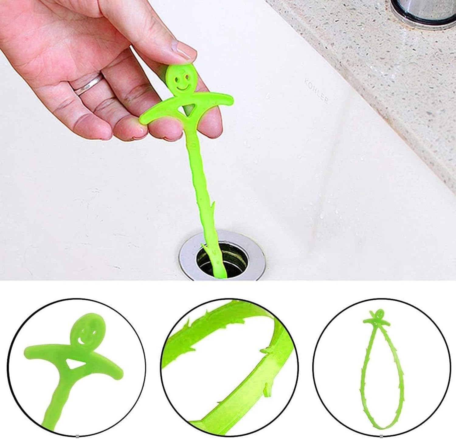 Detalle 2 de Forlivese Furet Déboucheur Canalisation – Lot de 5, 53 cm