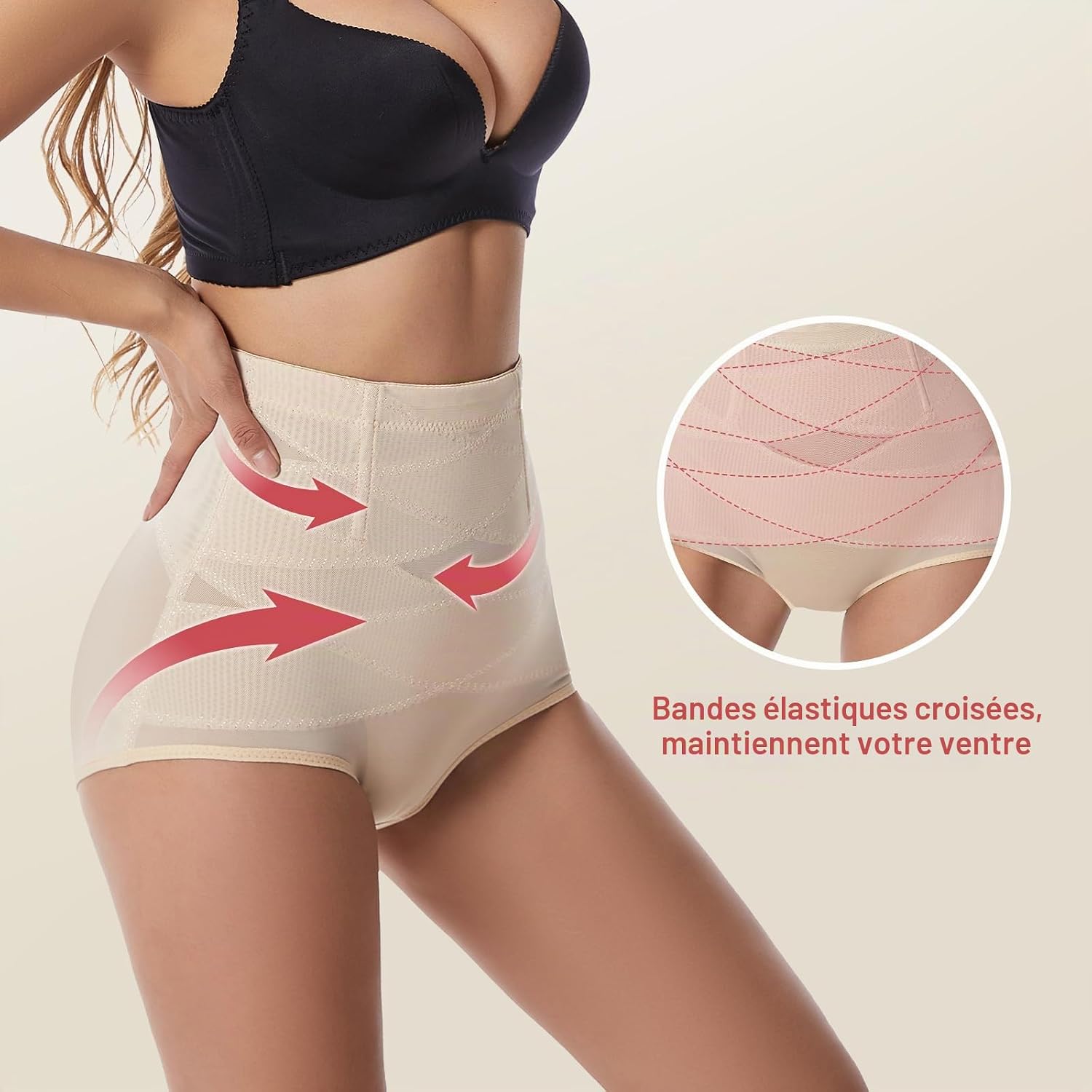 Detalle de Opssaker figuurcorrigerende slip voor dames, hoge taille en naadloos