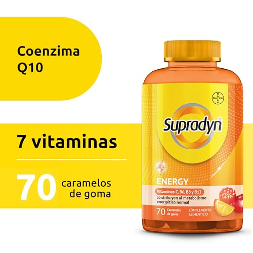 Detalle de Supradyn Energy Gummy Multivitaminas con Coenzima Q10 – 70 caramelos para un estilo de vida activo