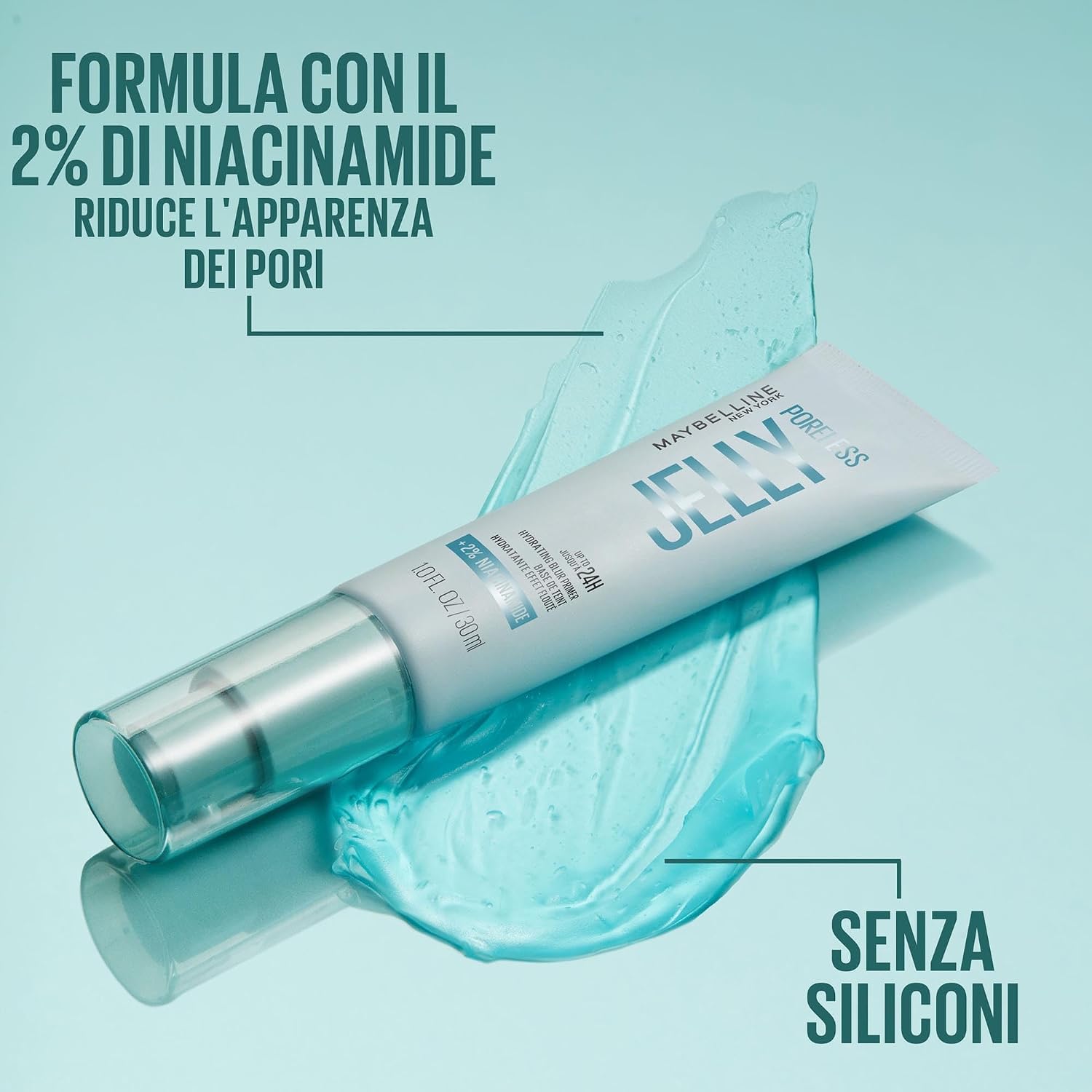Thumbnail 4 de Maybelline New York Primer Idratante Poreless Jelly – idrata e uniforma la pelle per 24H, con niacinamide