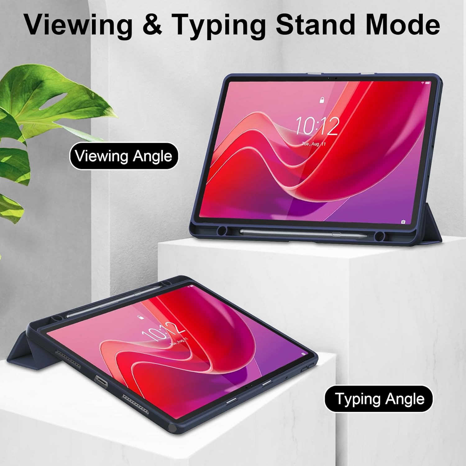 Thumbnail 2 de idudao Premium Hybrid Case for Lenovo Tab M11 TB330FU (11 inch, 2024) in Dark Blue