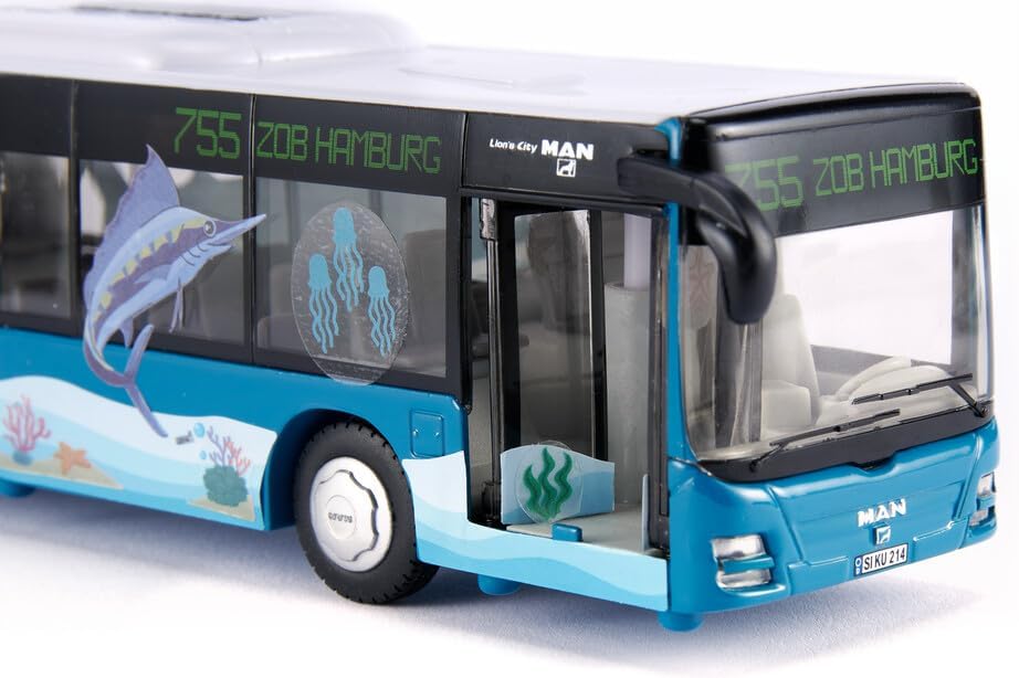 Thumbnail 2 de SIKU 3736 MAN – przegubowy autobus 1:50 z gumowymi oponami i naklejkami