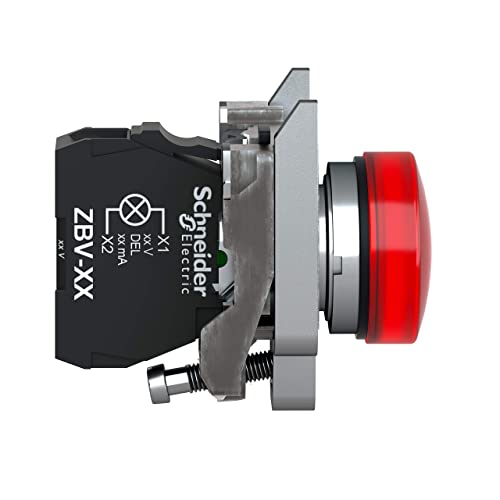 Thumbnail 1 de Schneider Electric Harmony XB4BVB4 — Voyant lumineux DEL Ø22 rouge, 24V, montage par vis étrier