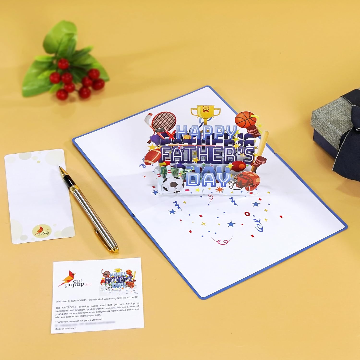 Thumbnail 2 de CUTPOPUP Alles gute zum Vatertag – 3D Pop-Up Grußkarte zum Vatertag