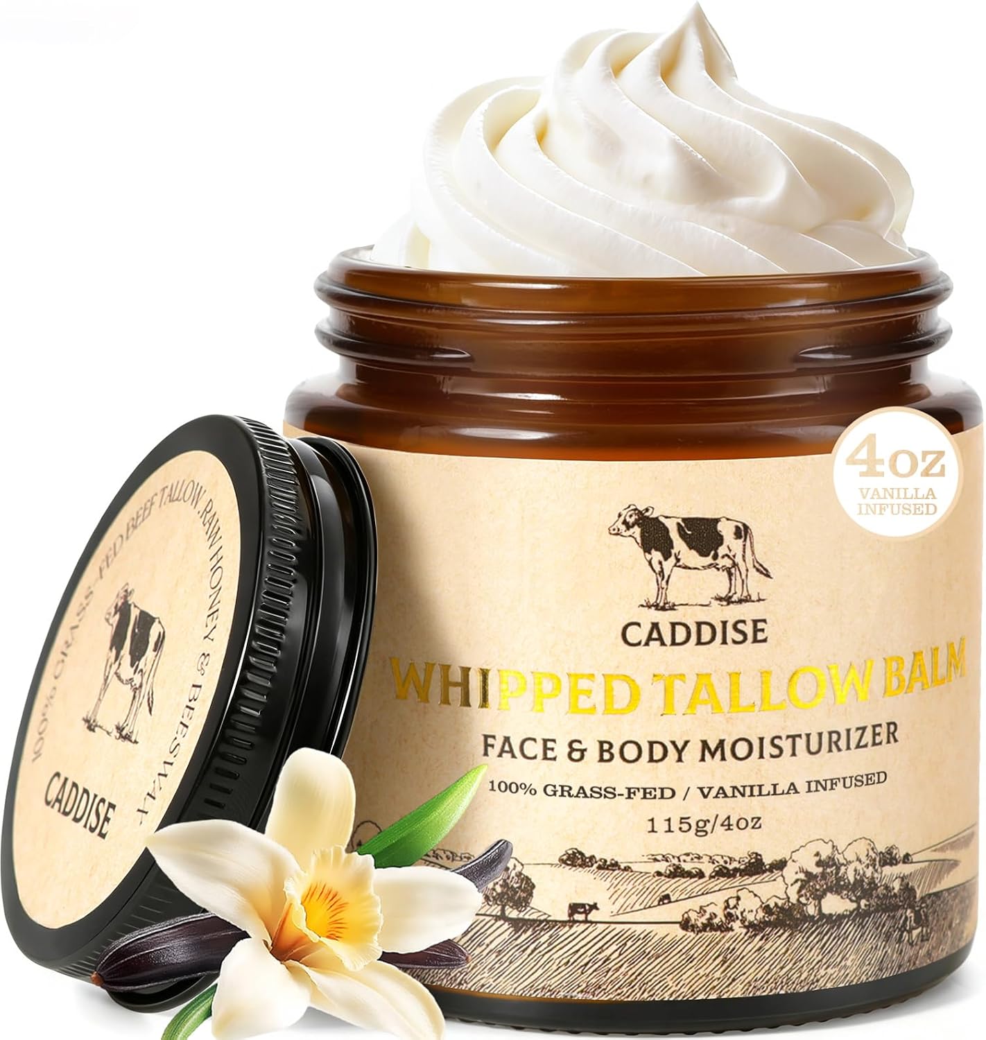 Detalle de CADDISE Whipped Beef Tallow Balm, 4 oz