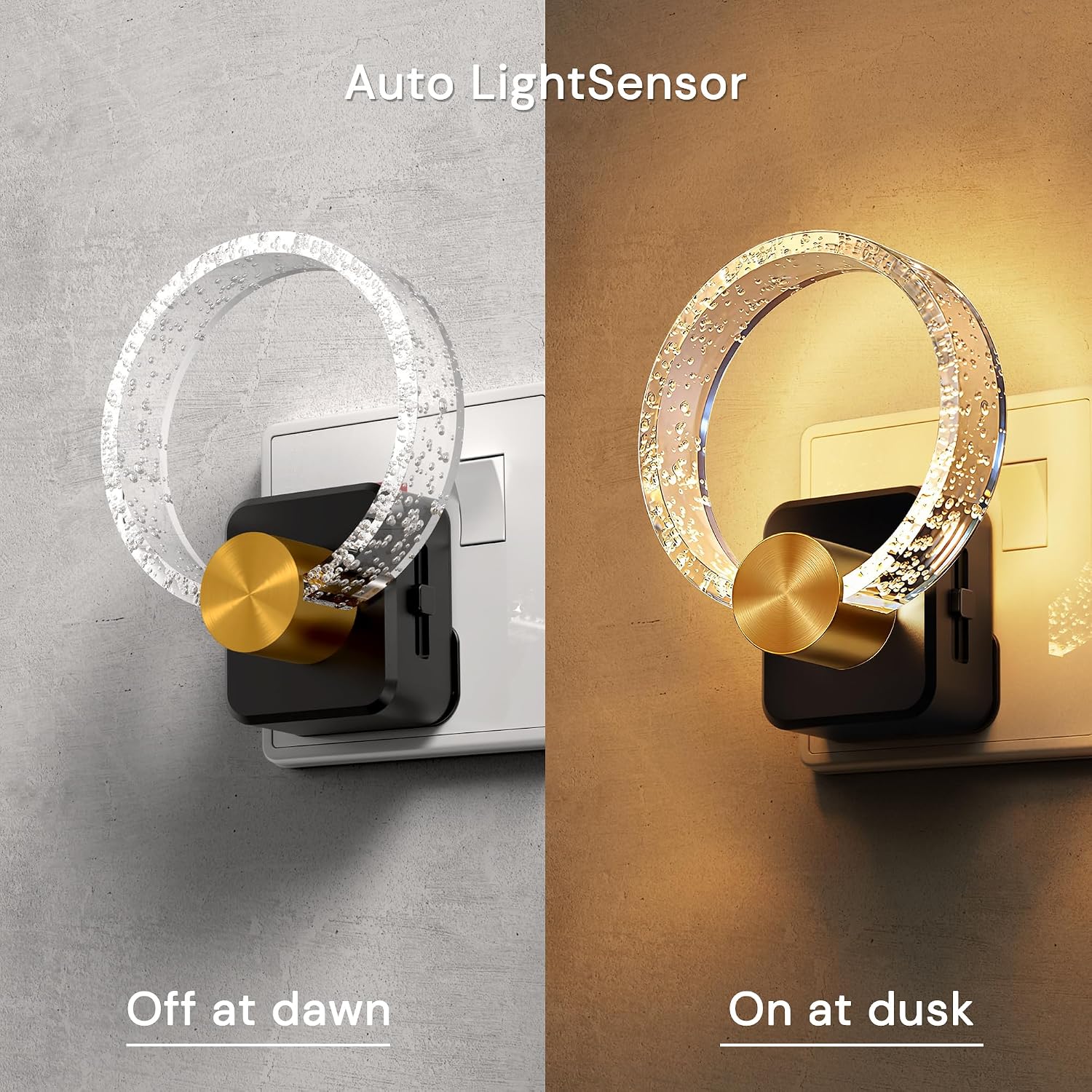 Detalle 2 de LOHAS-LED Rotatable Plug-in Night Light with Dusk-to-Dawn Sensor