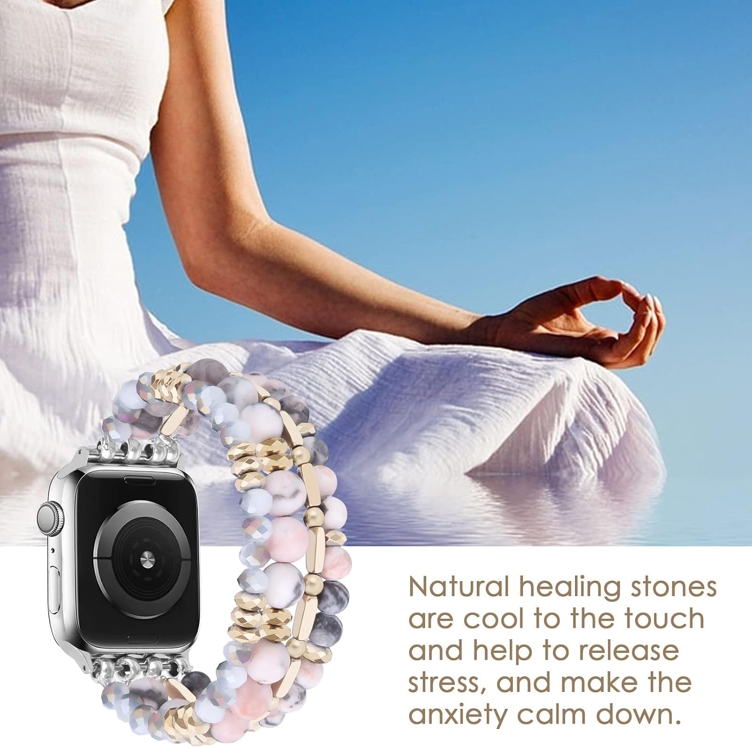 Thumbnail 6 de VISOOM Beaded Boho Bracelet for Apple Watch 40mm