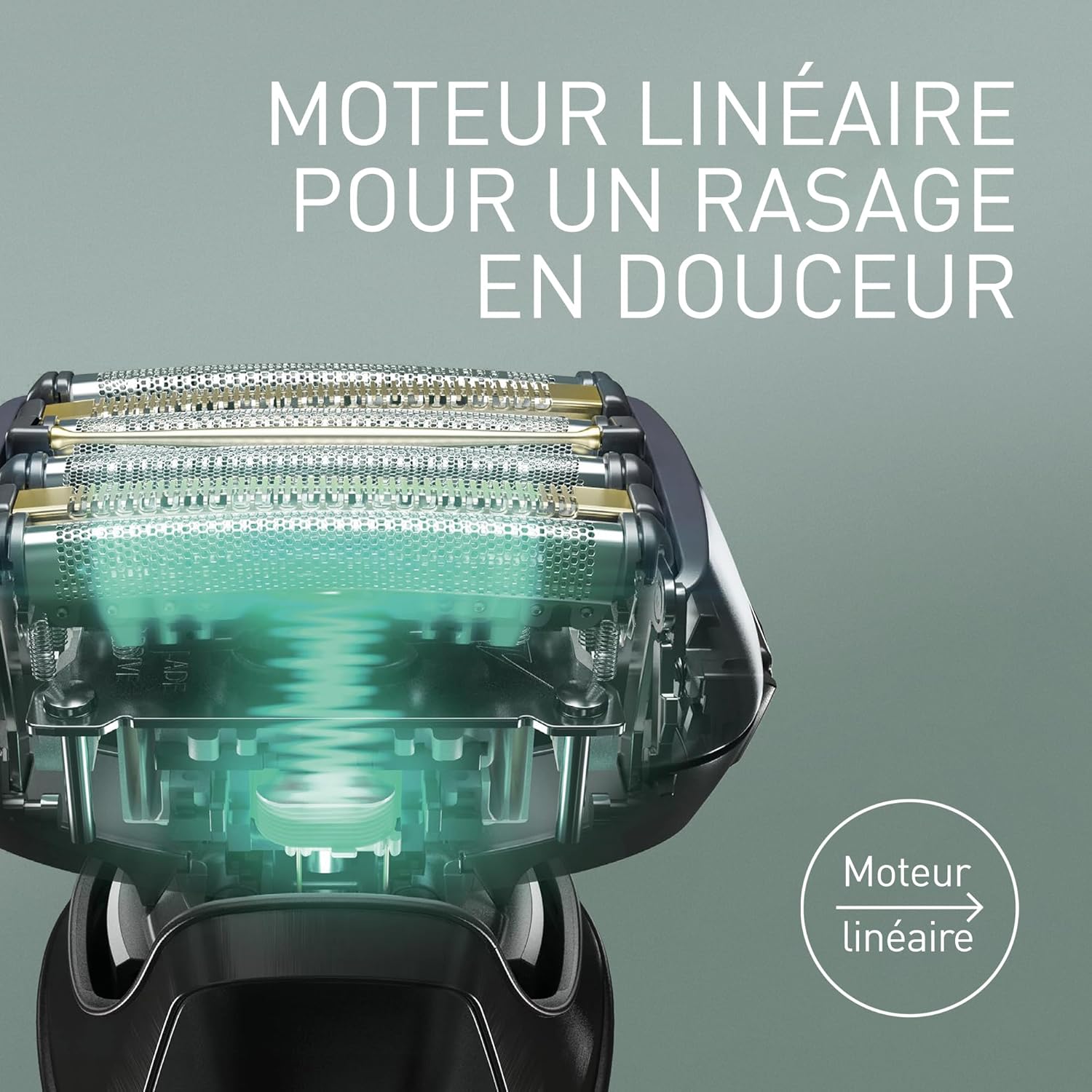 Detalle de Panasonic ES-LS9A-K803 Rasoir Électrique Humide et Sec à 6 Lames – Préserve l’éclat du rasage