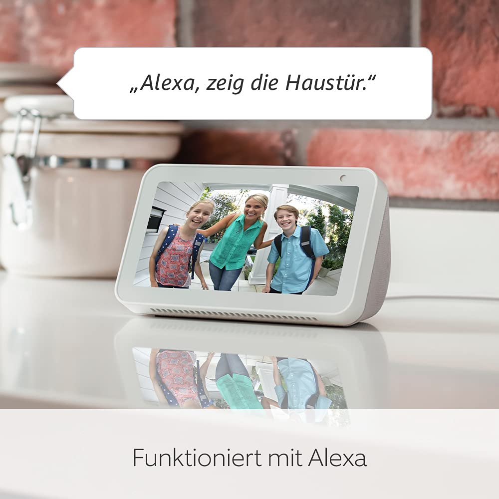 Detalle de Ring Video Doorbell, Zertifiziert und generalüberholt – Akku Video-Türsprechanlage, 2. Gen. | Funktioniert mit Alexa
