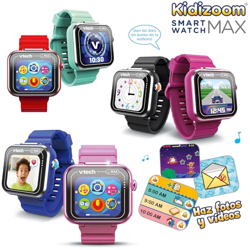 Thumbnail 6 de VTech Kidizoom Smartwatch MAX Aguamarina: reloj inteligente para niños con doble cámara y juegos