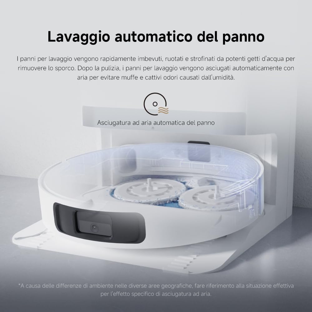 Thumbnail 5 de Xiaomi Robot Vacuum X20+ – Robot aspirapolvere e lavapavimenti con stazione smart all-in-one, 6.000 Pa e navigazione Laser 3D