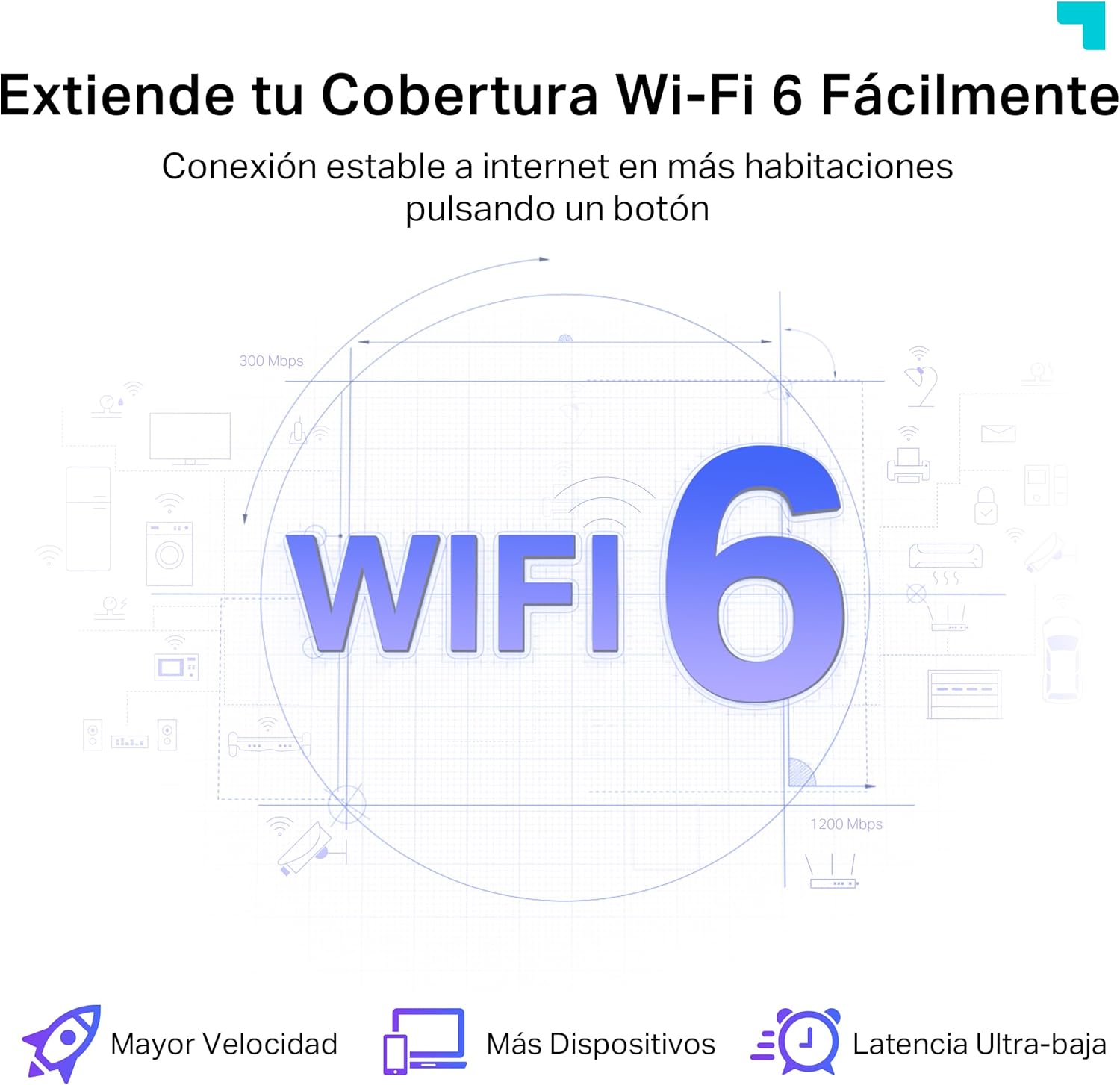 Thumbnail 1 de TP-Link RE700X AX3000: Amplificador WiFi 6 📶 Máxima cobertura