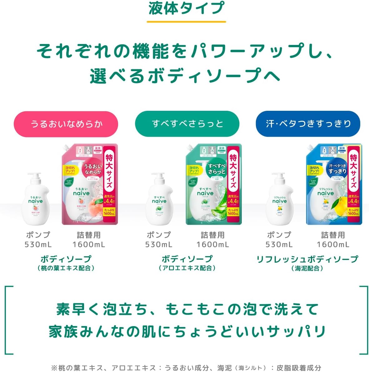 Thumbnail 6 de Naive Body Soap 1,600 ml