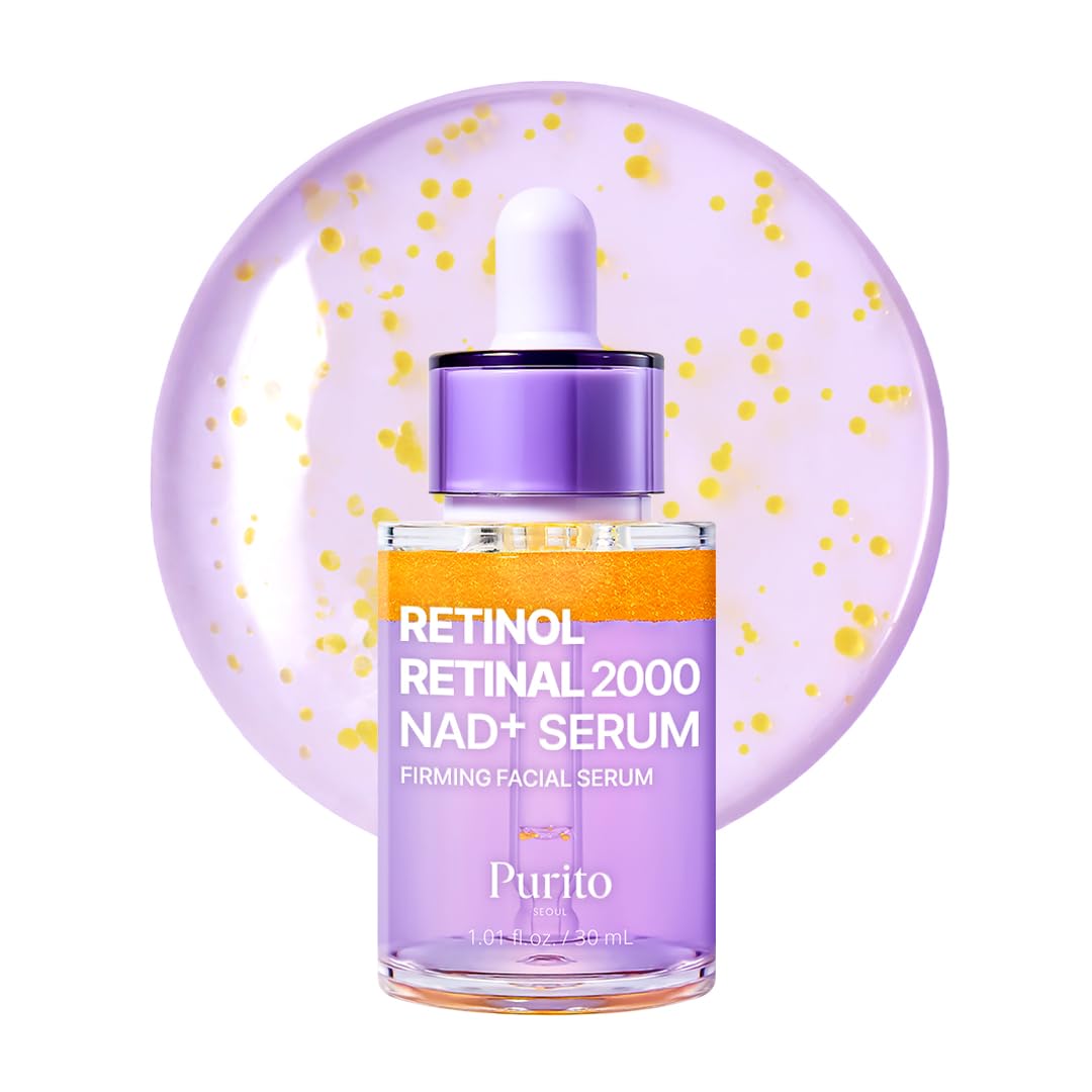 Detalle de PURITO Retinol 0.1% + Retinal 0.1% Anti-Aging Serum – Dual-Retinol-Formel für glattere Haut