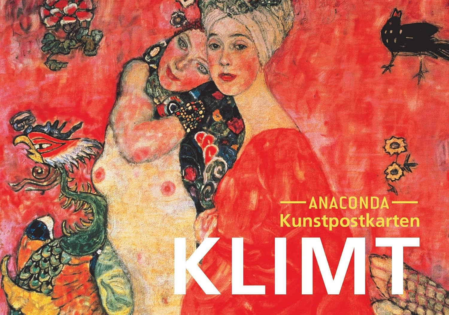 Detalle de Gustav Klimt vykortset – 18 konstvykort på stadig kartong