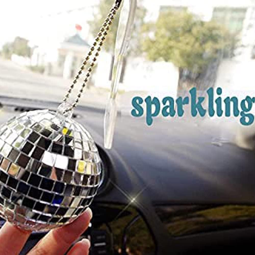 Thumbnail 6 de 21 Pcs Mirror Disco Ball Set (3–6 cm) for Hanging Decor