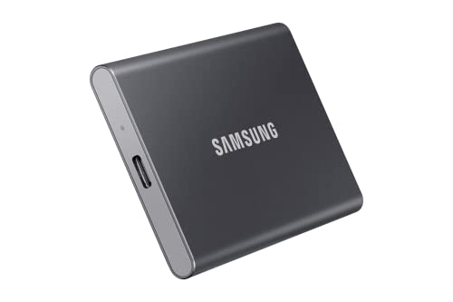Detalle de Samsung SSD Externe T7 1 To gris titane (MU-PC1T0T/WW) – performance rapide et sécurité