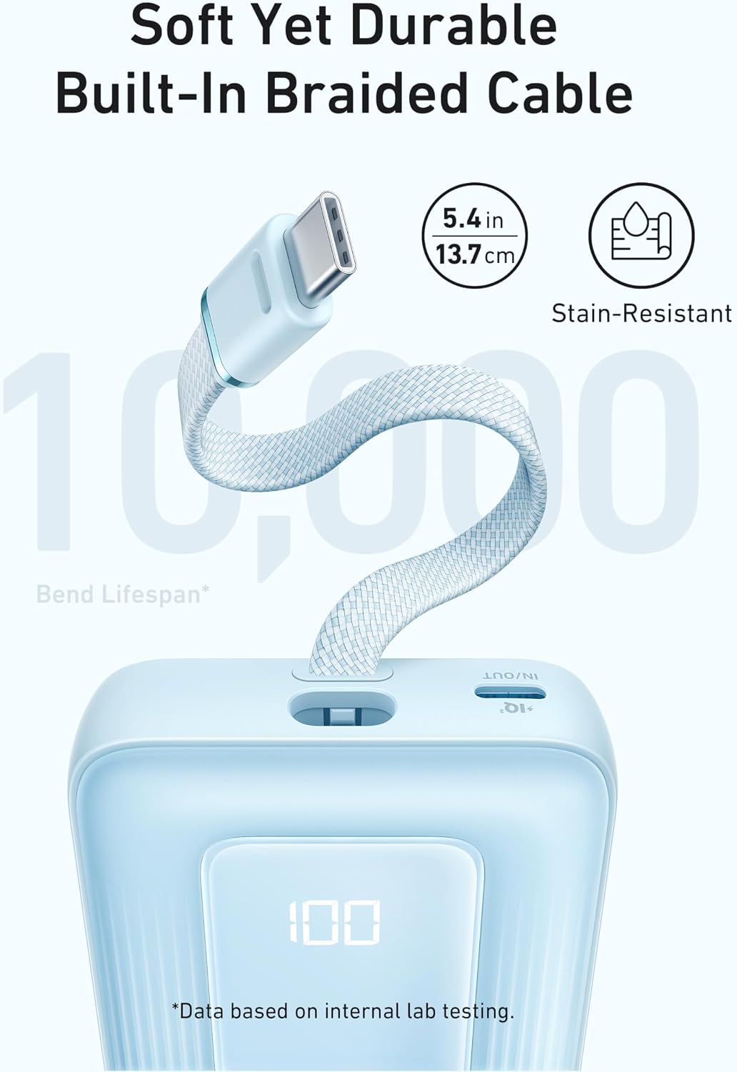 Detalle de Anker Zolo 10k Power Bank 30W