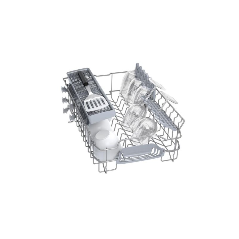 Detalle de Bosch Serie 2 SPV2IKX10E: lavavajillas compacto de 45 cm para 9 servicios con Wi‑Fi y Home Connect
