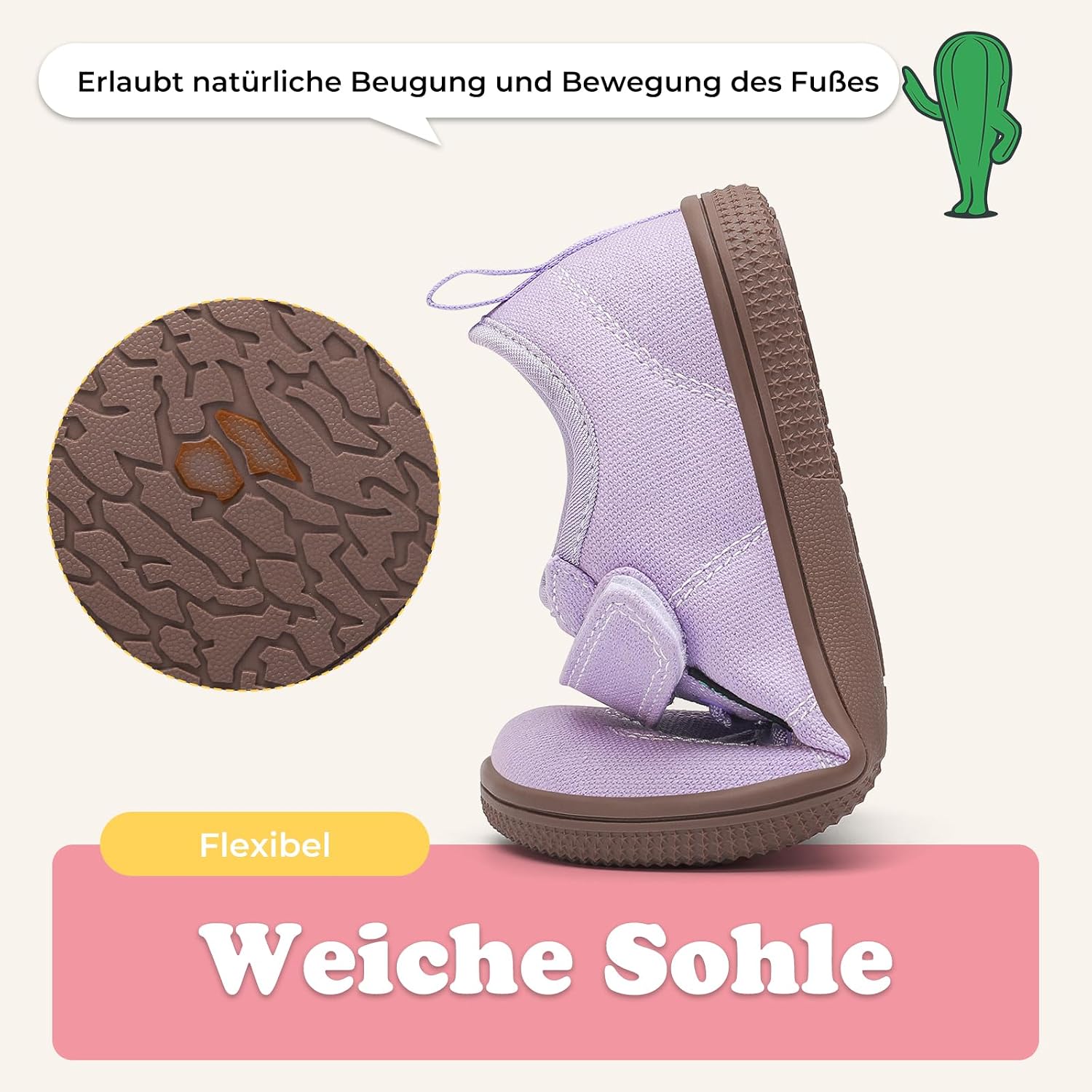 Thumbnail 6 de SAGUARO Barfußschuhe Mädchen Größe 25–35