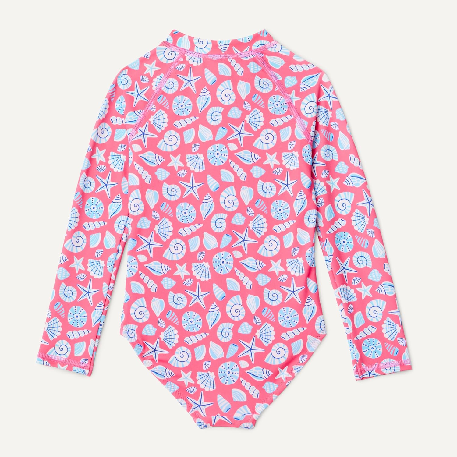 Thumbnail 2 de Amazon Essentials Girls' Long-Sleeve Rash Vest One-Piece Swimming Costume