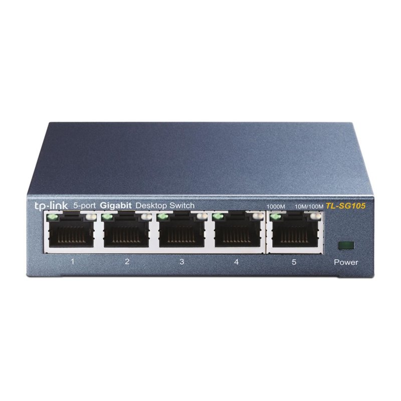 Thumbnail 2 de TP-Link TL-SG105: Switch no administrado de 5 puertos Gigabit con carcasa metálica y QoS