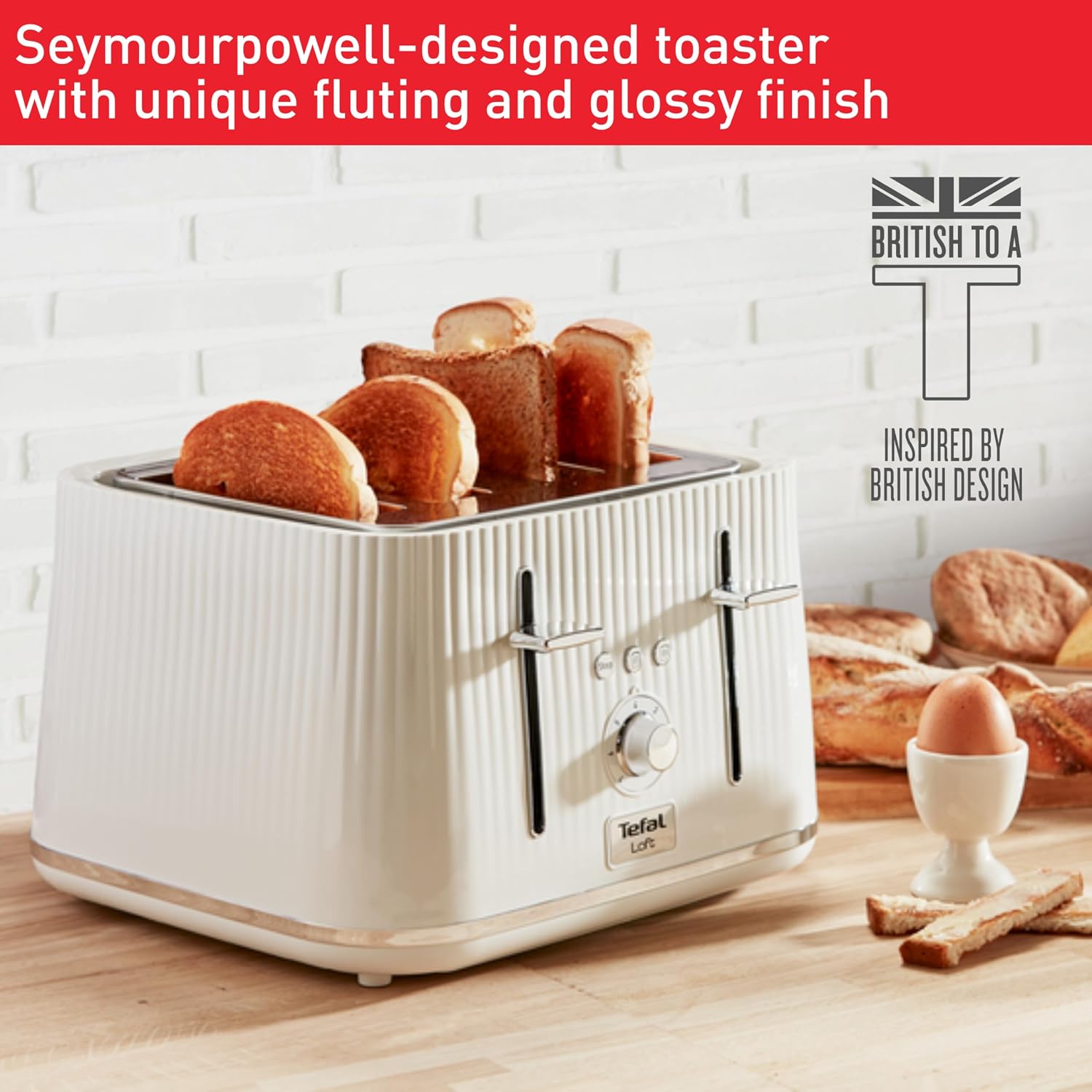 Detalle 2 de Tefal Loft 4-Slot Toaster 1700W