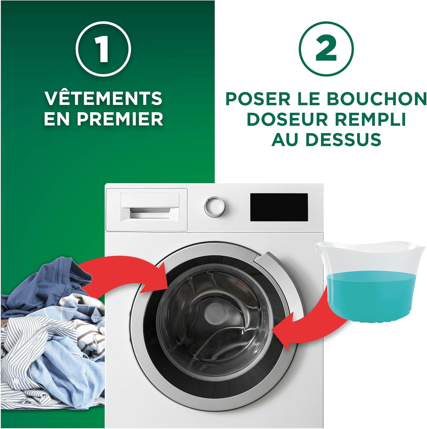 Thumbnail 5 de Ariel Original Lessive Liquide - 100 Lavages, Action Détachante en 1 Lavage, Impeccable Même à Froid