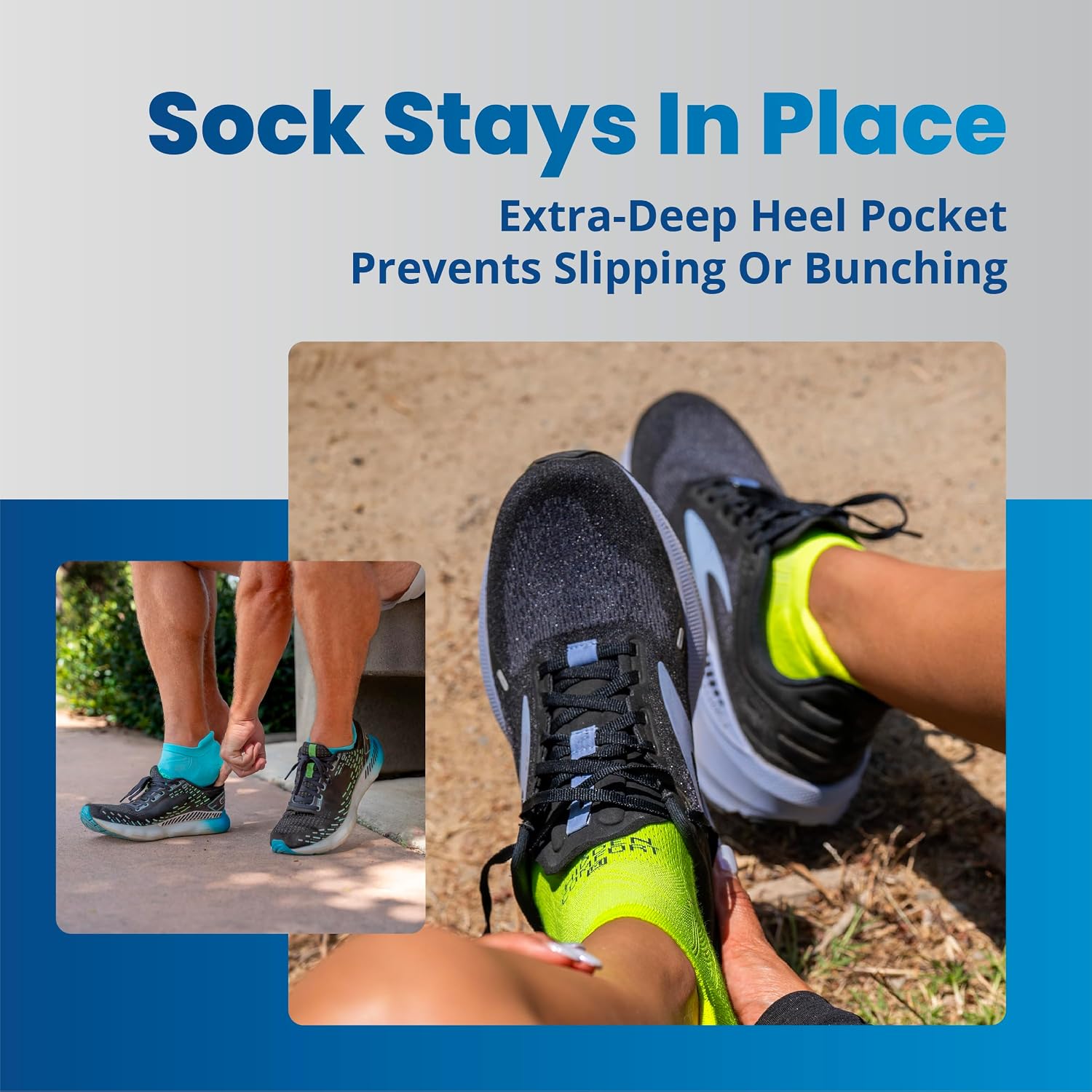 Thumbnail 5 de Balega Hidden Comfort No-Show Running Socks 3-pack