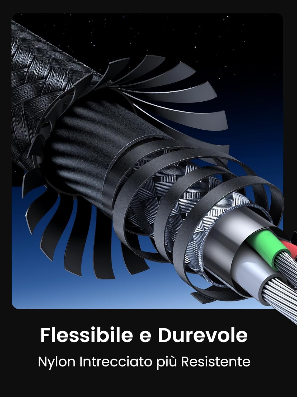 Thumbnail 5 de UGREEN Cavo USB‑C PD 60W (USB‑C a USB‑C) 0,5 m: ricarica rapida e trasferimento fino a 480 Mbps