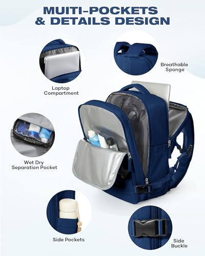 Thumbnail 8 de SZLX Mochila al Vacío con Bomba – Cabina 40x30x20 cm, Impermeable para Portátil, Compatible con Ryanair/EasyJet/Wizz Air