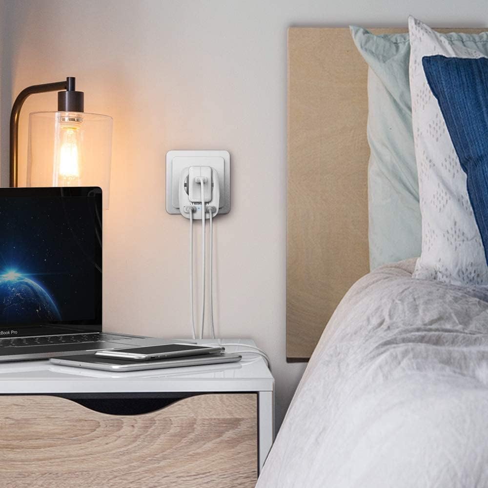 Thumbnail 6 de TESSAN 2er-Reiseadapter für Australien/Neuseeland (Typ I) mit 2× USB – Steckdosenadapter für unterwegs