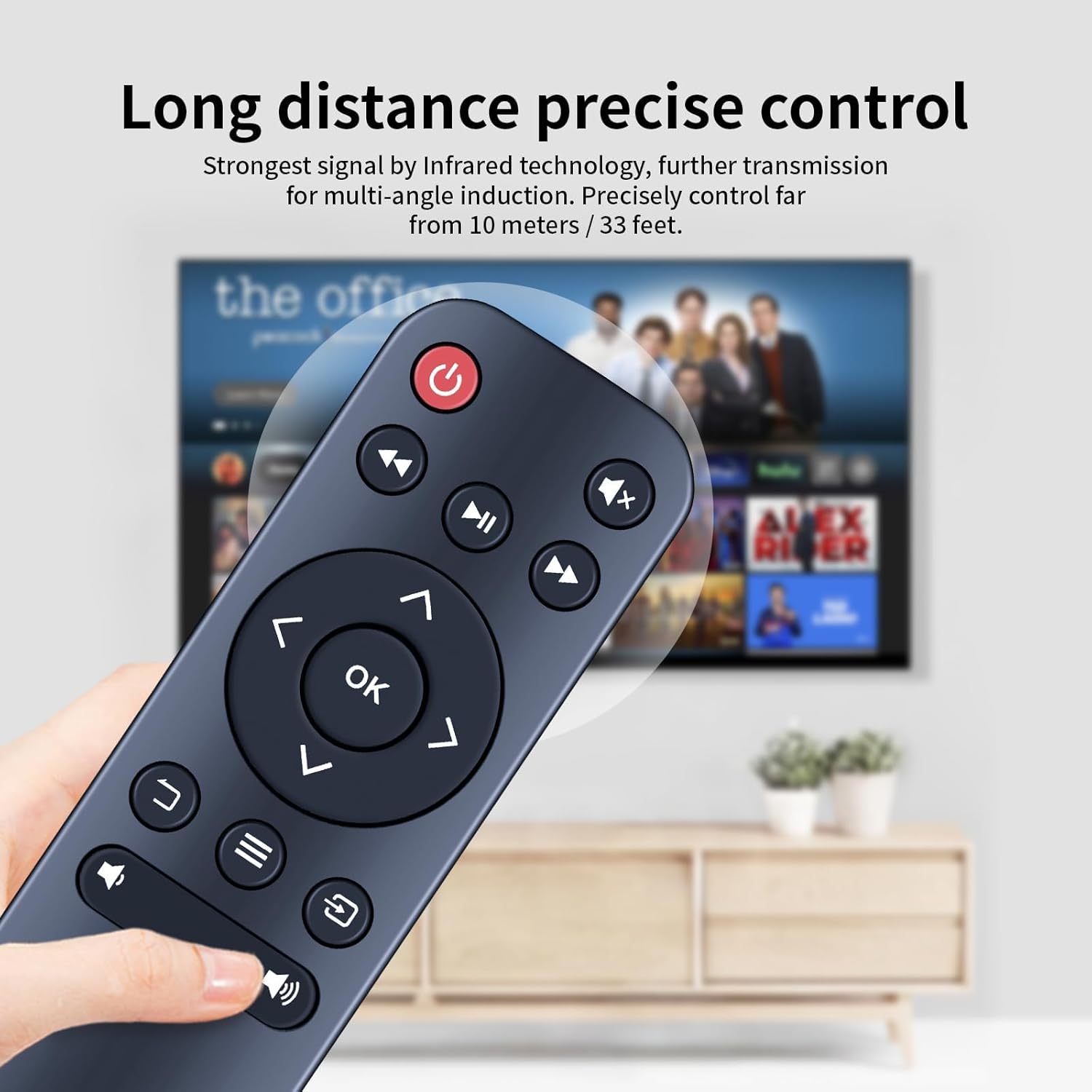 Thumbnail 4 de TCNOUMT Remote Control Replacement for NexiGo and Co. (PI30, PJ20, PJ10, Aurora P3, V7, R7, YOTON, YEZMEK, Roconia, and more)