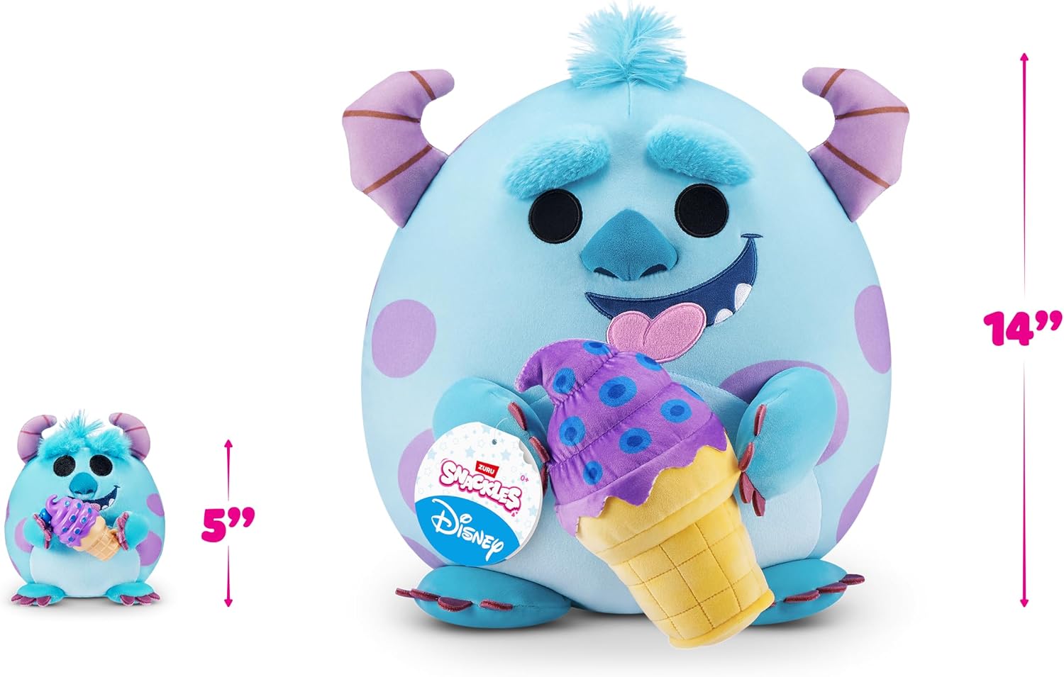 Thumbnail 5 de Snackles 77703 Disney-knuffel van 12 cm met snackaccessoire