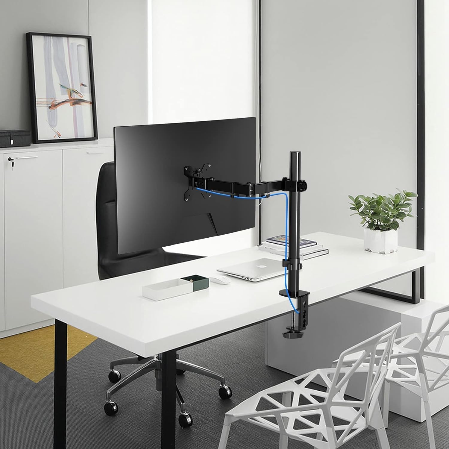 Thumbnail 4 de Pholiten monitor arm mount 10kg VESA