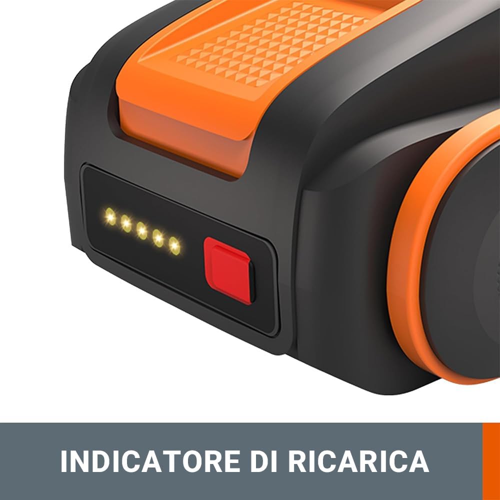 Thumbnail 2 de WORX WA3639 Batteria PowerShare 20V agli ioni di litio 2.0Ah con indicatore LED