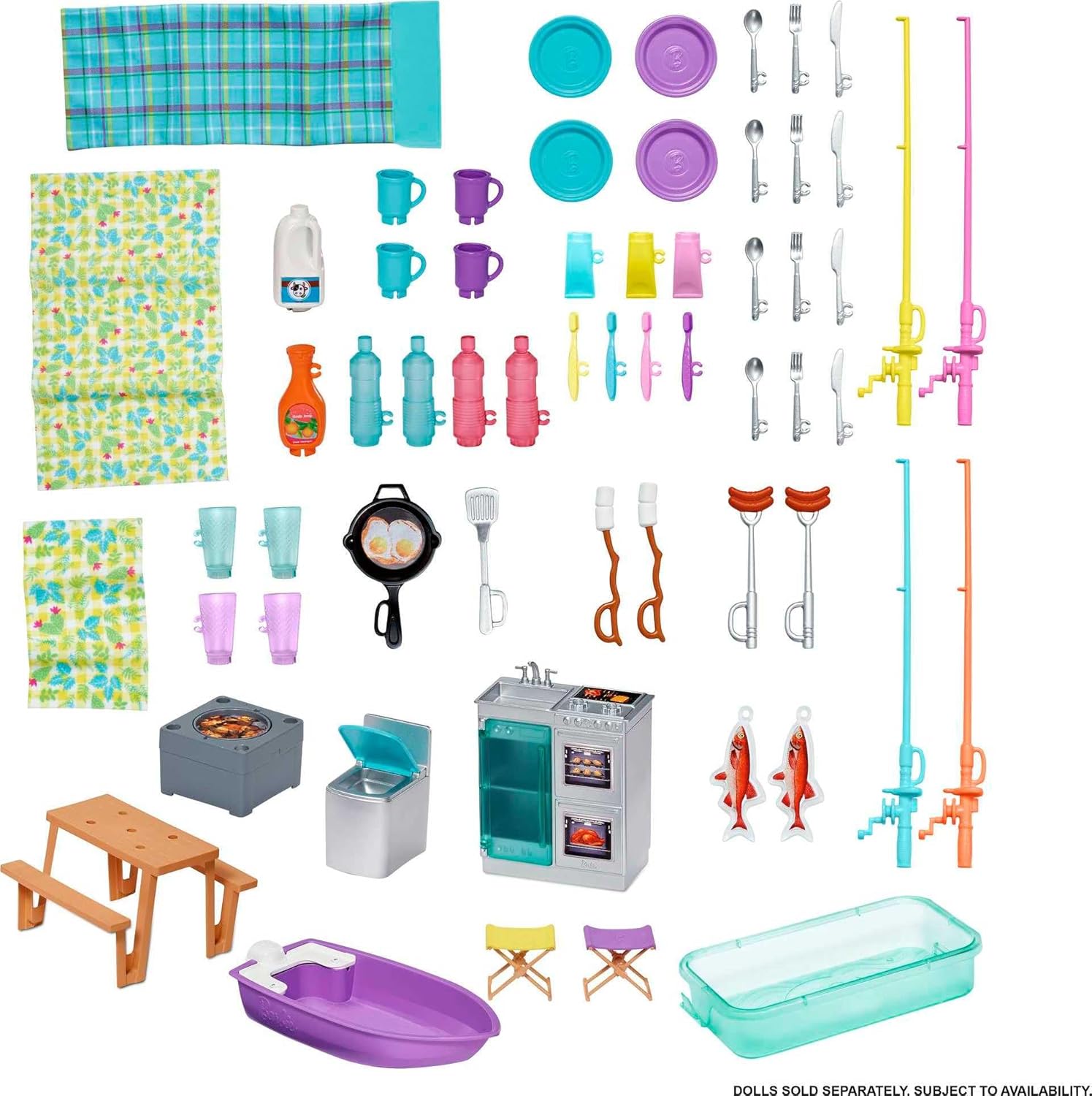 Thumbnail 4 de Barbie 3-in-1 Dream Camper: Fully-Furnished, Transformable Adventure Vehicle