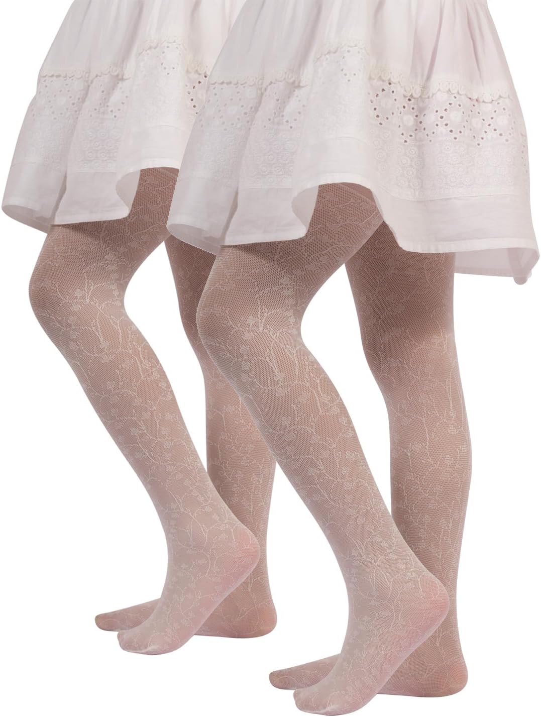 Thumbnail 6 de CALZITALY PACK 1/2 Collant Bambina Fantasia Floreale 40 DEN – Made in Italy